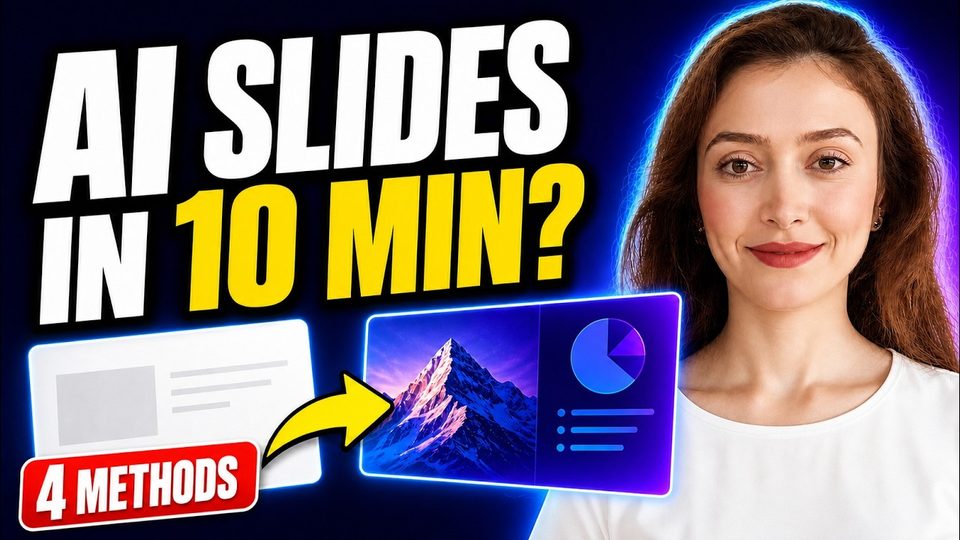 How to make presentation with AI — 4 Methods in 10 Minute!