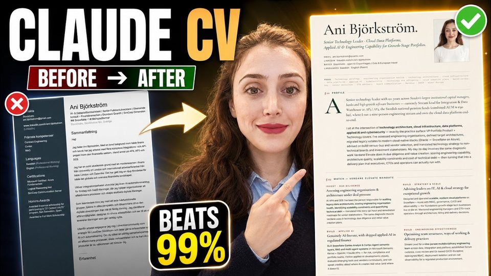 How to Use Claude Design for Job Applications in 2026 (Beats 99% of CVs)